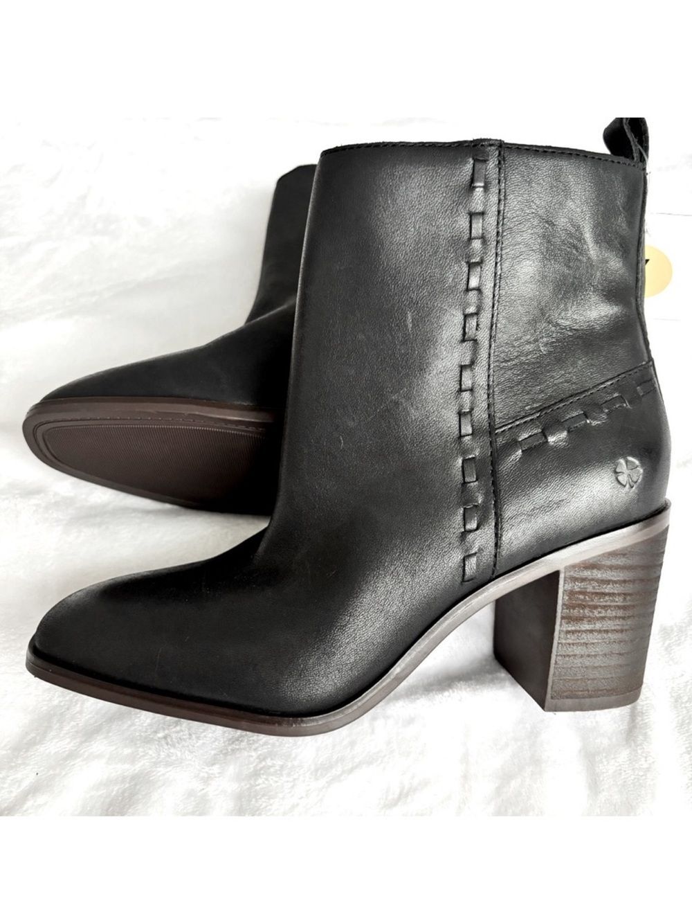 LUCKY BRAND Pambina Black Leather
Ankle Bootie